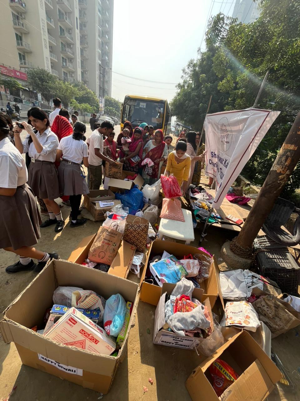 Joy of Giving: 'Smile' Donation Drive